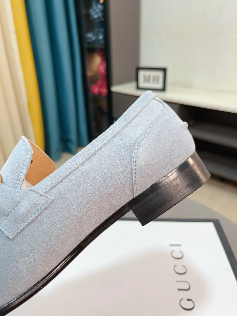 Men's shoes 💰500🌹🌹【GUCCI】The most popular classic Gucci leather shoes. Synchronized with the official website, the upper is made of Italian first-layer cowhide ➕cowhide lining, with unique brand and unique craftsmanship. Highlighting the hot style of the new year. Stop hesitating, stop wandering, get it now. Number: 38--44